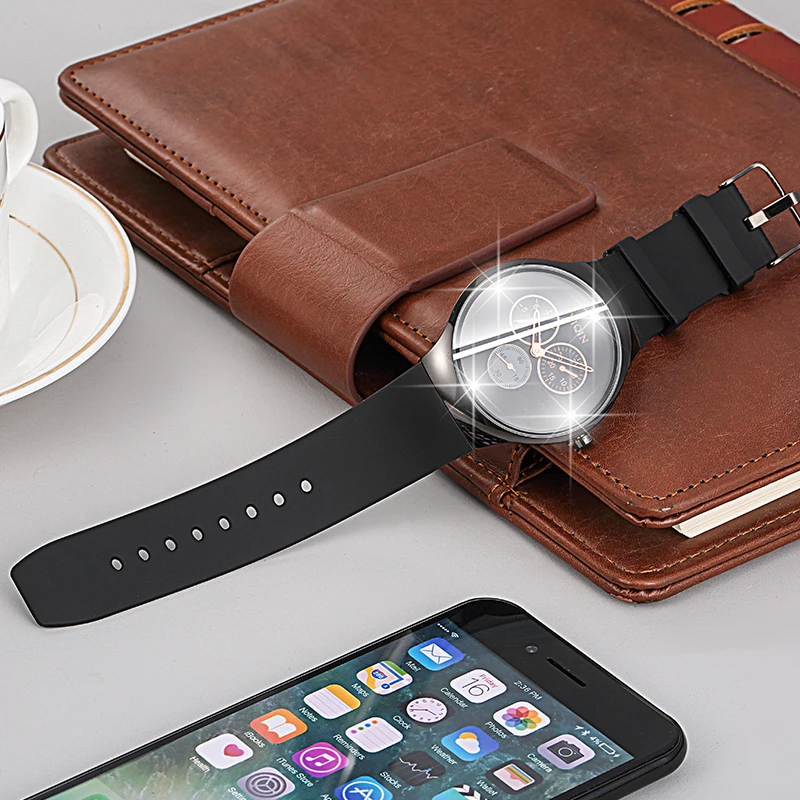 

2020 Fashion Luxury Quartz Wristwatches Women Waterproof Watch Female Clock Rubber Men Fitness Wrist Watches Diamond Dial Watch