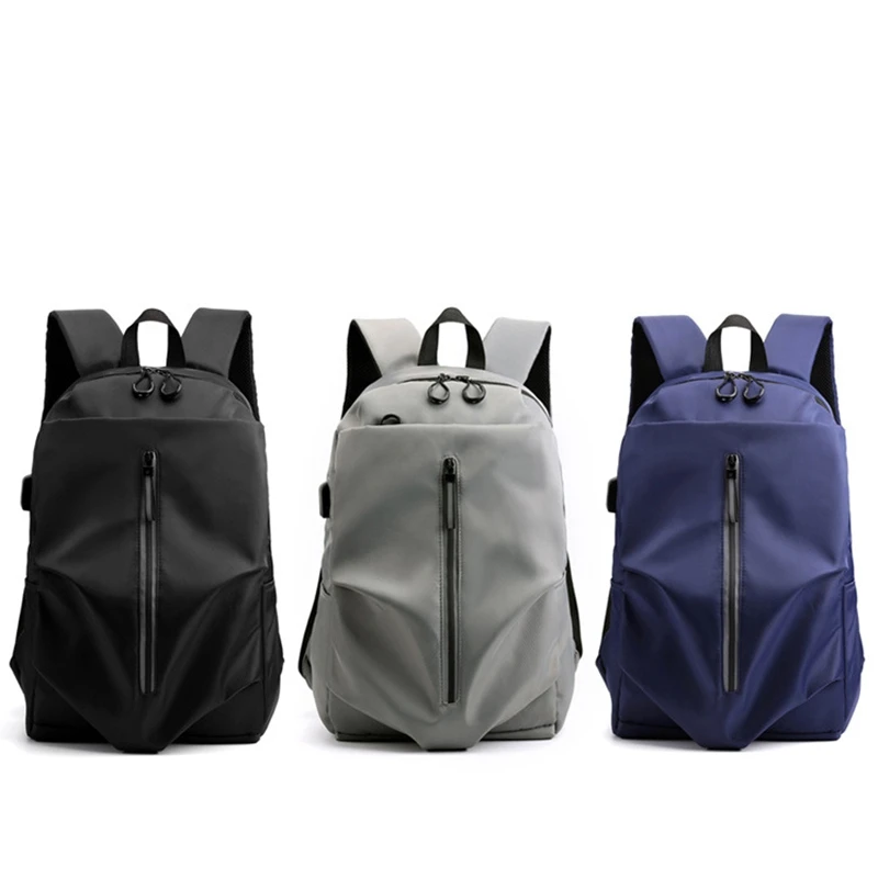 

Fashion Casual Backpack Male 15.5 Inch Large Capacity Computer Bag Trendy Charging Student School Bag Nylon Bag