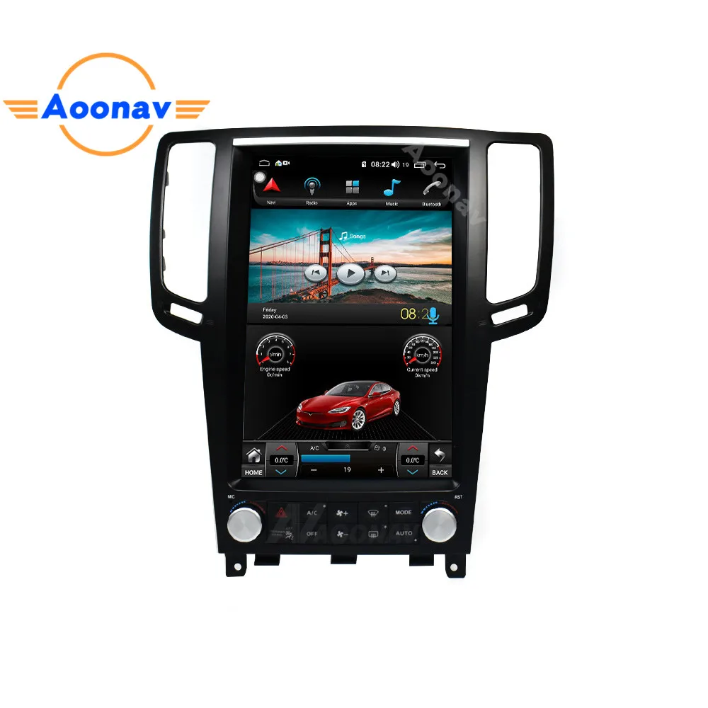 

2 din Android car stereo autoradio Tesla style forInfiniti G25 G37 2004-2013 car radio multimedia player DVD player HD screen