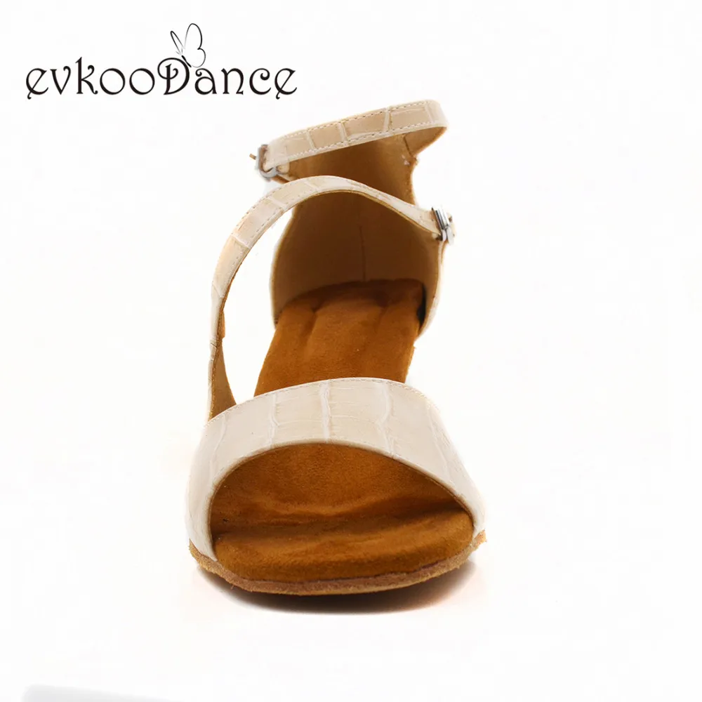 Evkoodance/Zapatos De Baile/обувь из искусственной кожи на каблуке высотой 7 см размеры США 4-12