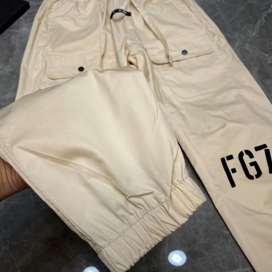 

Grace Of God 7th Spring Men's Comfortable High Street Hip-Hop Flocking Casual Sports Pants Trousers Jogger