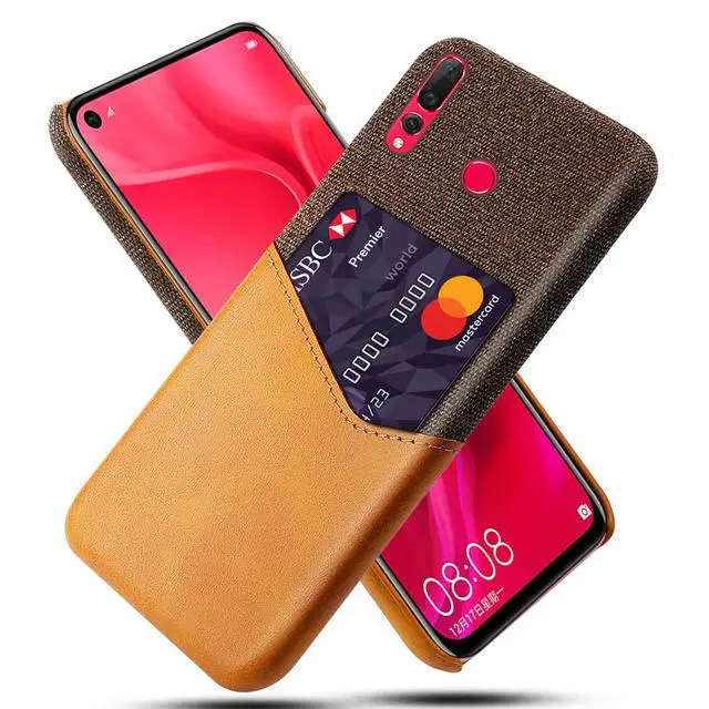 Чехол для huawei Nova 4 3 3i 2S 2 Plus с отделениями для карт, кожаный деловой чехол из искусственной кожи для huawei Nova 3 3i 2 P Smart Plus, чехол Funda - Цвет: Orange