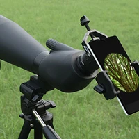 universal cell phone adapter clip mount binocular monocular spotting scope telescope phone holder support eyepiece
