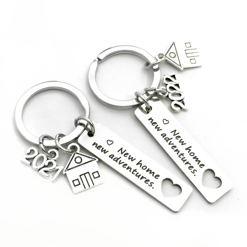2020 2021 2022 new home house warming presents housewarming gifts for couples keychain homeowner gift new adventures free global shipping
