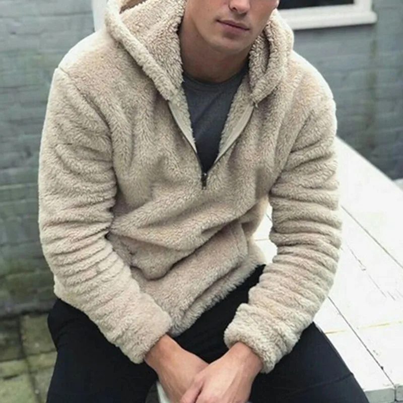 

Top Selling Product In 2021 Men's Fashion Hooded Pullover Sweatshirt Casual Plush Long Sleeve Men's Sweatshirt Men's Clothing