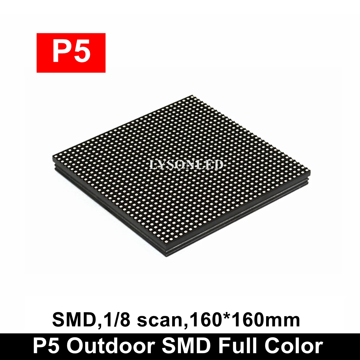 Горячая Распродажа P5 открытый SMD светодиодный дисплей модуль 32*32 пикселей 160x160 мм