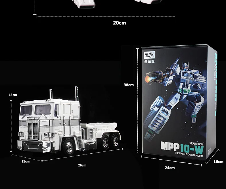 Weijiang металлический сплав ультра Magnus MPP10W MPP10-White Commander KO MP10U крупногабаритная