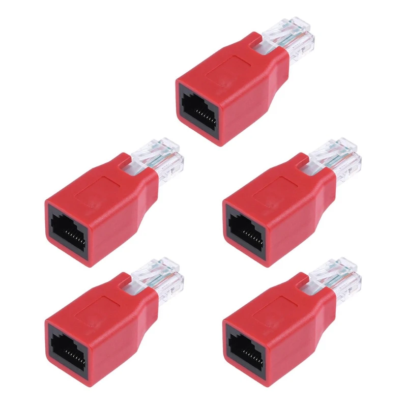 

RJ45 M/F Crossover Adapter Male to Female Crossed Ethernet Cable Adapter Electronic Accessories