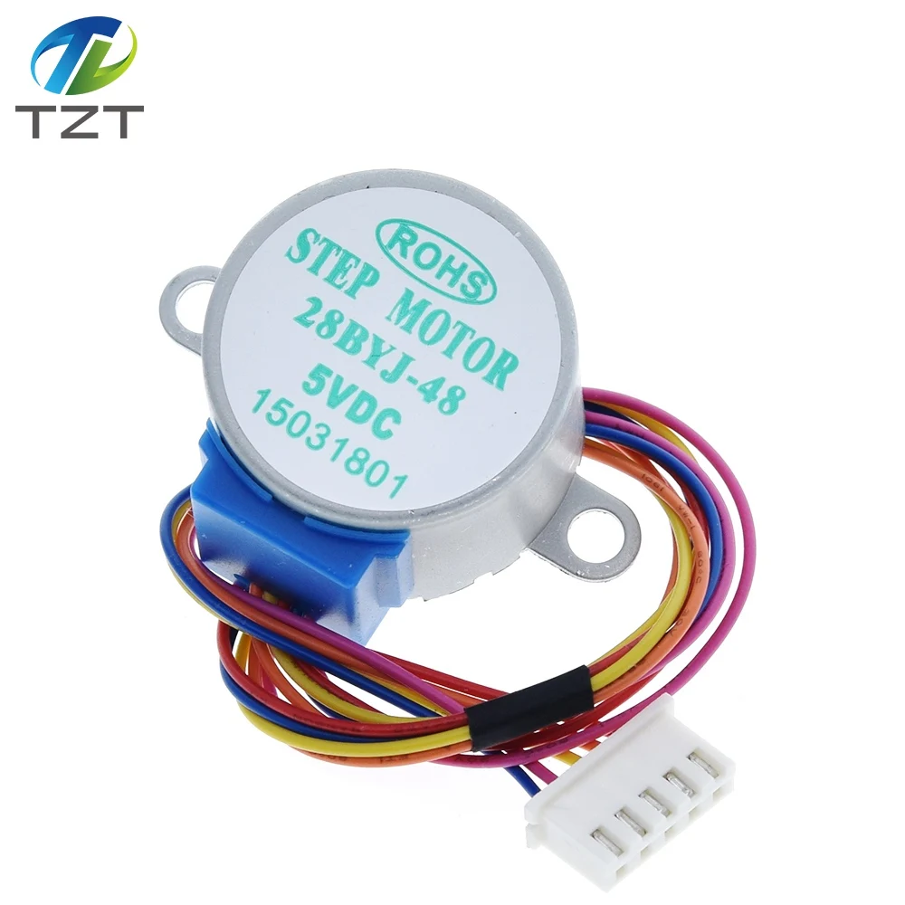 1 партия 4 фазный шаговый двигатель TZT 28BYJ 48 5V + плата драйвера ULN2003 для Arduino 1x ULN2003|motor