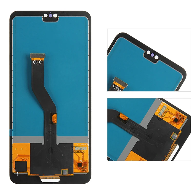 TFT дисплей для Huawei P20 Pro ЖК с рамкой и сенсорным экраном в сборе 5 9 дюйма зеркальная