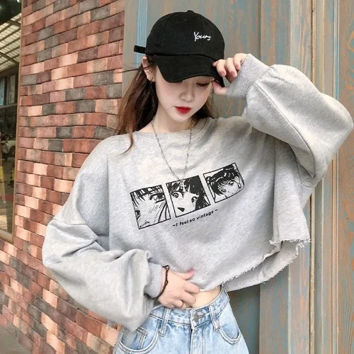 

Women's Korean-Style Short Sweater Nuyoah