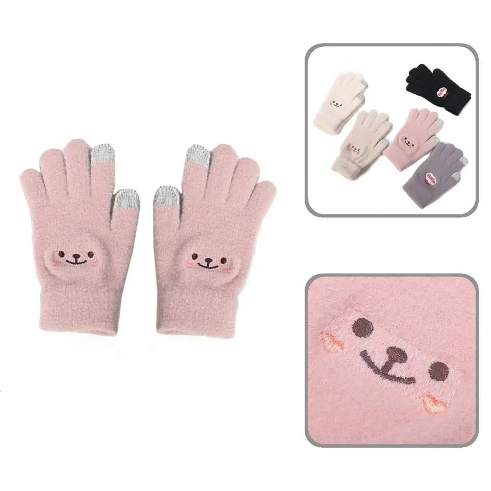 

Полезные плюшевые перчатки, стойкие к разрыву, цветные, износостойкие перчатки для сенсорного экрана, зимние перчатки, перчатки с закрытыми...