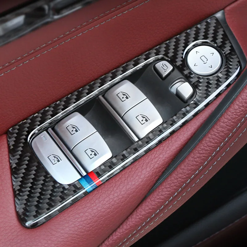 

Accessories For BMW 5 Series 6GT G30 G32 Carbon fiber Control CD Panel Cover Trim Air conditioning Outlet Frame Decoration Trim