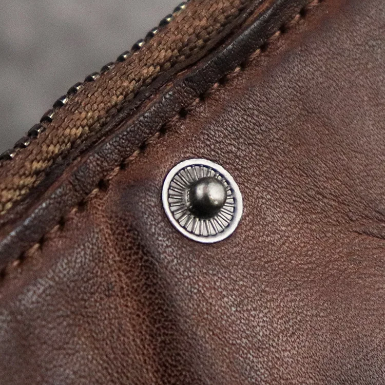 Кошелек для монет из натуральной кожи мужчин и женщин винтажный маленький