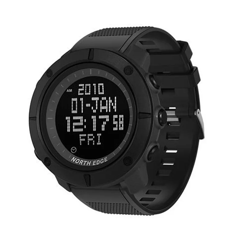 North Edge спортивные умные цифровые часы электронные будильник Профессиональный