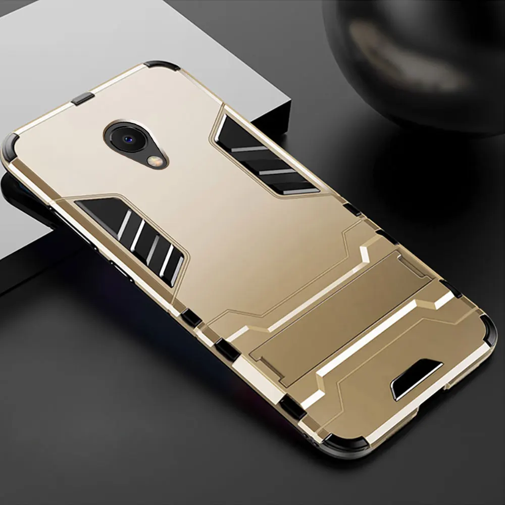 Цвет: желтый Meizu M5C A5 MX5 M5S MX6 Чехол случае гладить Панцири чехол на телефон стенд держатель заднюю крышку M3 M5 M6 Примечание m3S U10 U20 Pro 5 6 чехол - Цвет: Цвет: желтый