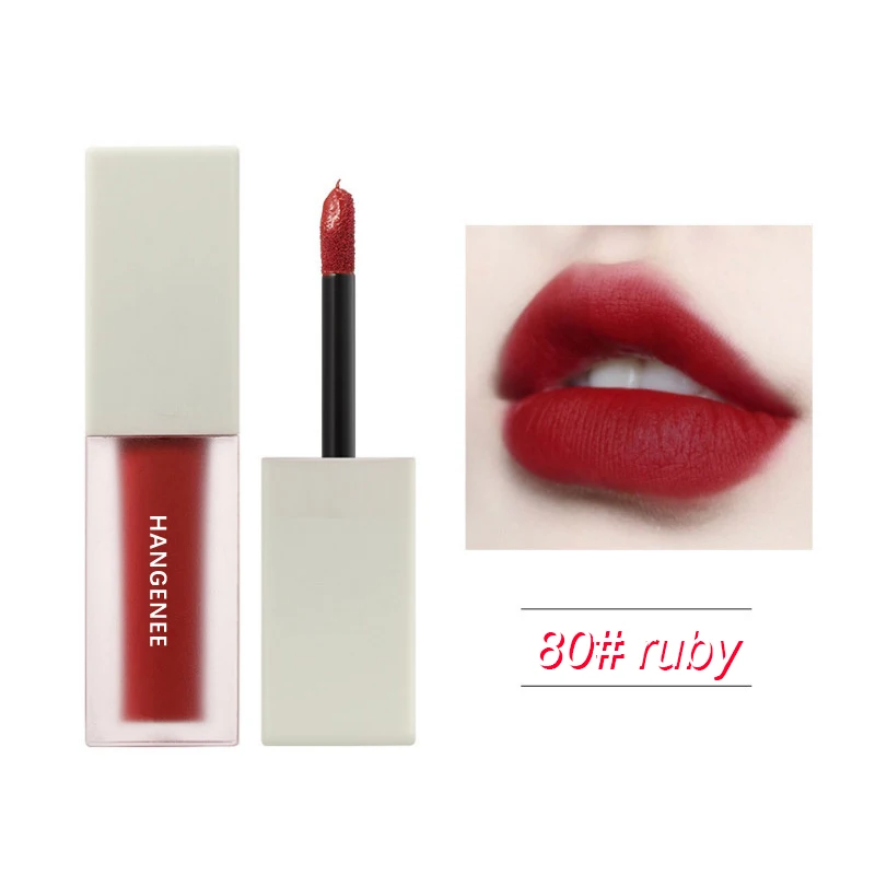 

4 Colors Mist Silky Lip Gloss Cosmetic Liquid Matte Velvet Lipstick Waterproof Lip Glaze Longlasting Lip Tint Girl Makeup TSLM2
