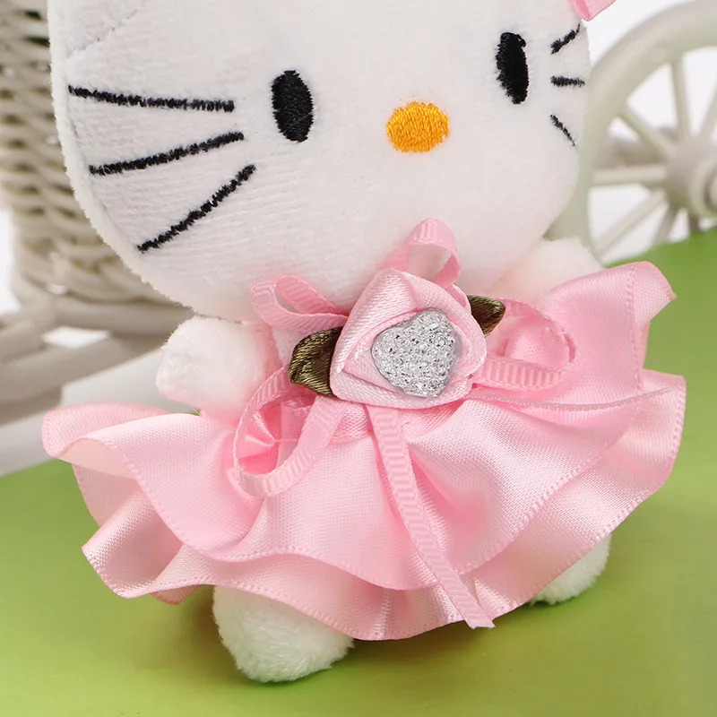12 шт./лот мини кошка мягкая плюшевая игрушка в платье милые котята куклы для