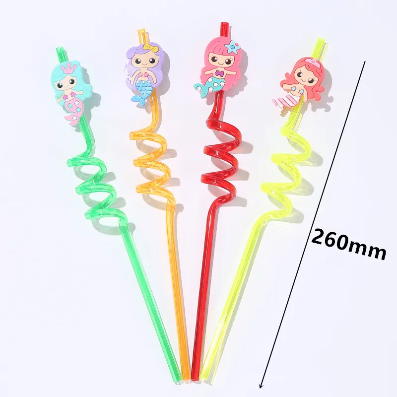 4 шт. милые вечерние украшения Русалочки для детского душа дня рождения детские