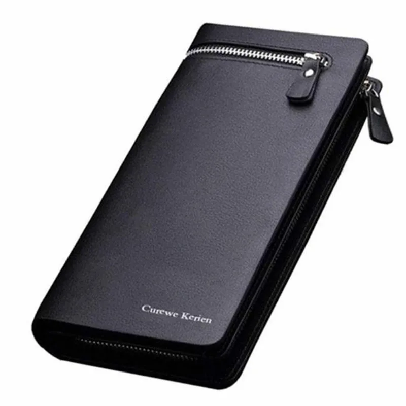 Оригинальные мужские кошельки Длинный кошелек на молнии карман для телефона