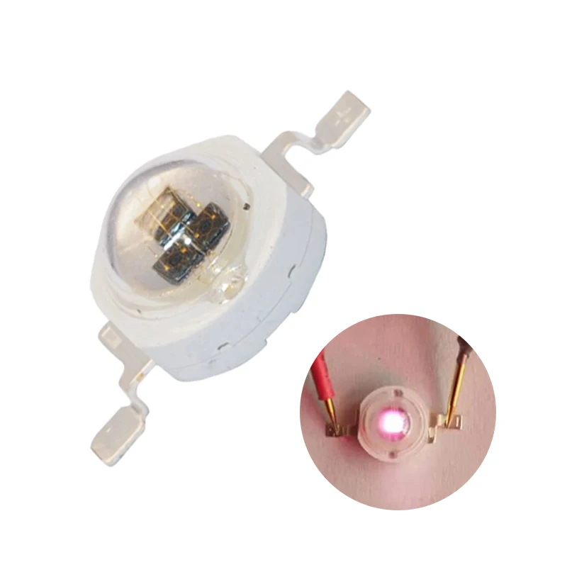 50 шт. Инфракрасный красный 850nm 3 Вт высокомощный светодиодный чип IR 850Nm Epistar