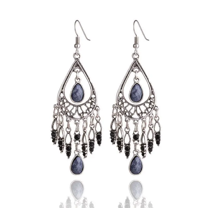 2019 модная обувь в богемном стиле с украшением виде кристаллов серьги капель для