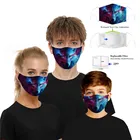 Модная многоразовая защитная маска для рта с фильтром PM2.5, Пылезащитная маска для лица, Ветрозащитная маска для рта с защитой от бактерий от гриппа