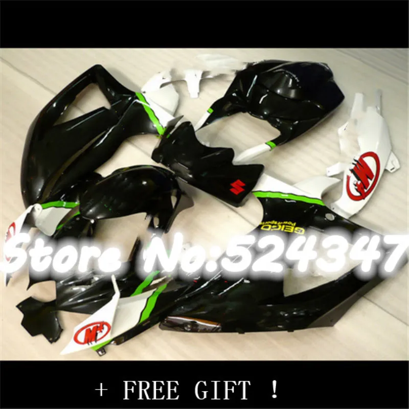 

Free Custom Injection fairing set for SUZUKI K8 GSXR 600 750 2008 2009 2010 Chinese fairings bodywork GSXR600 GSXR750 08-10
