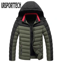 ursporttech winter mens jacket hooded parkas new casual thick warm waterproof jackets coats men new autumn outwear windproof