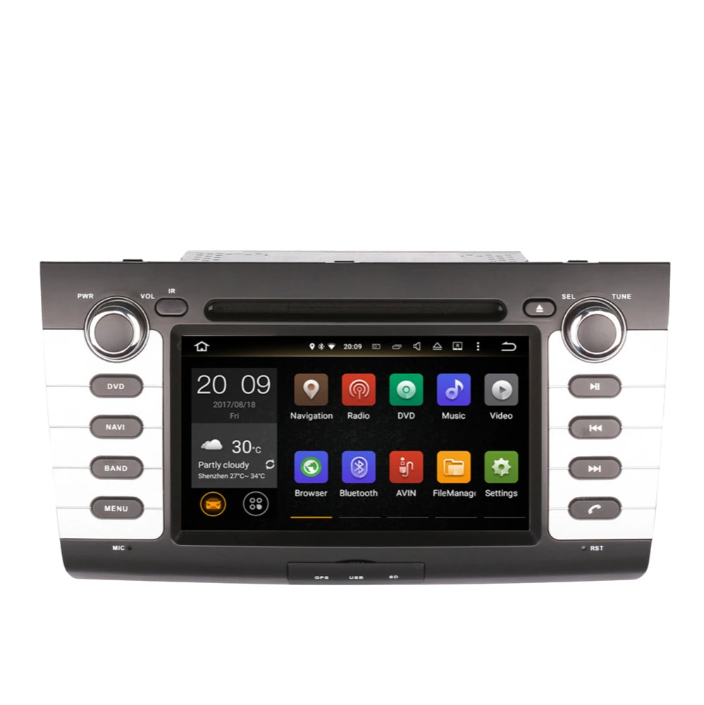 Автомобильный GPS-навигатор Android 10 0 автомобильный радиоприемник DVD-плеер для Suzuki