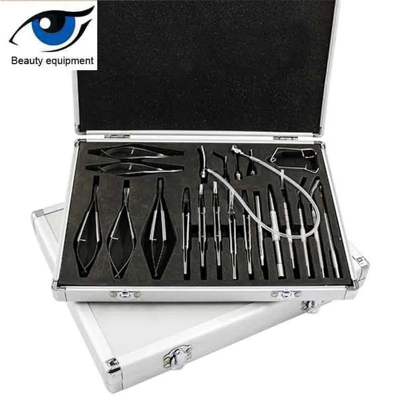 Офтальмологический микрохирургический набор инструментов 21 из нержавеющей