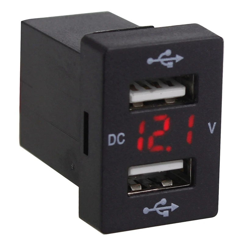 Автомобильное зарядное устройство с предохранителем для Toyota 5V 4.2A автомобильное