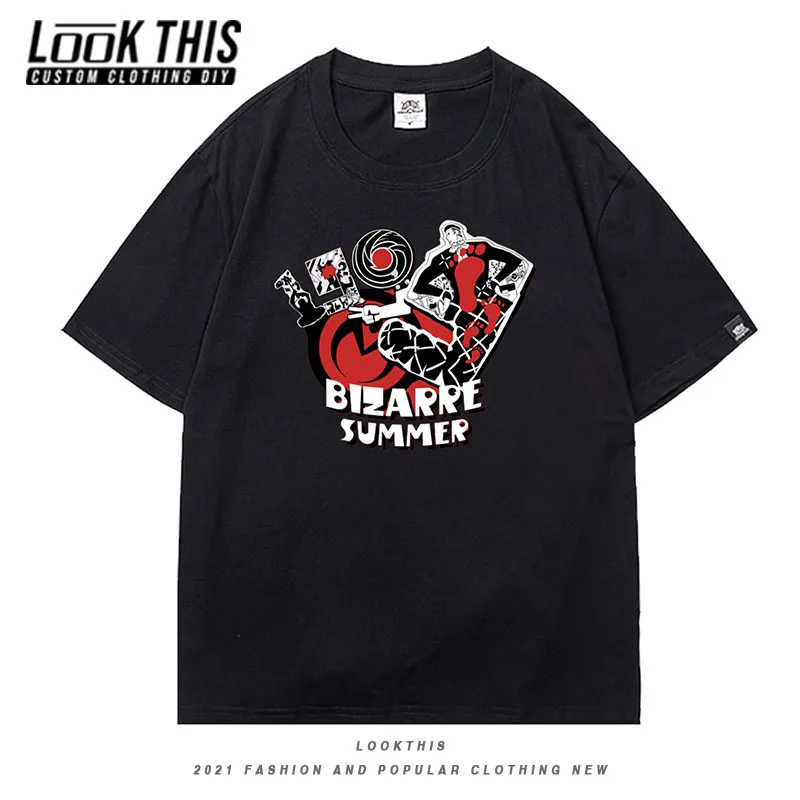 

JoJo Bizarre Adventure Kids Short Sleeve Tees Children's Clothing Streetwear Girls Tops Cool Teens Short Sleeve Boys T Shirts