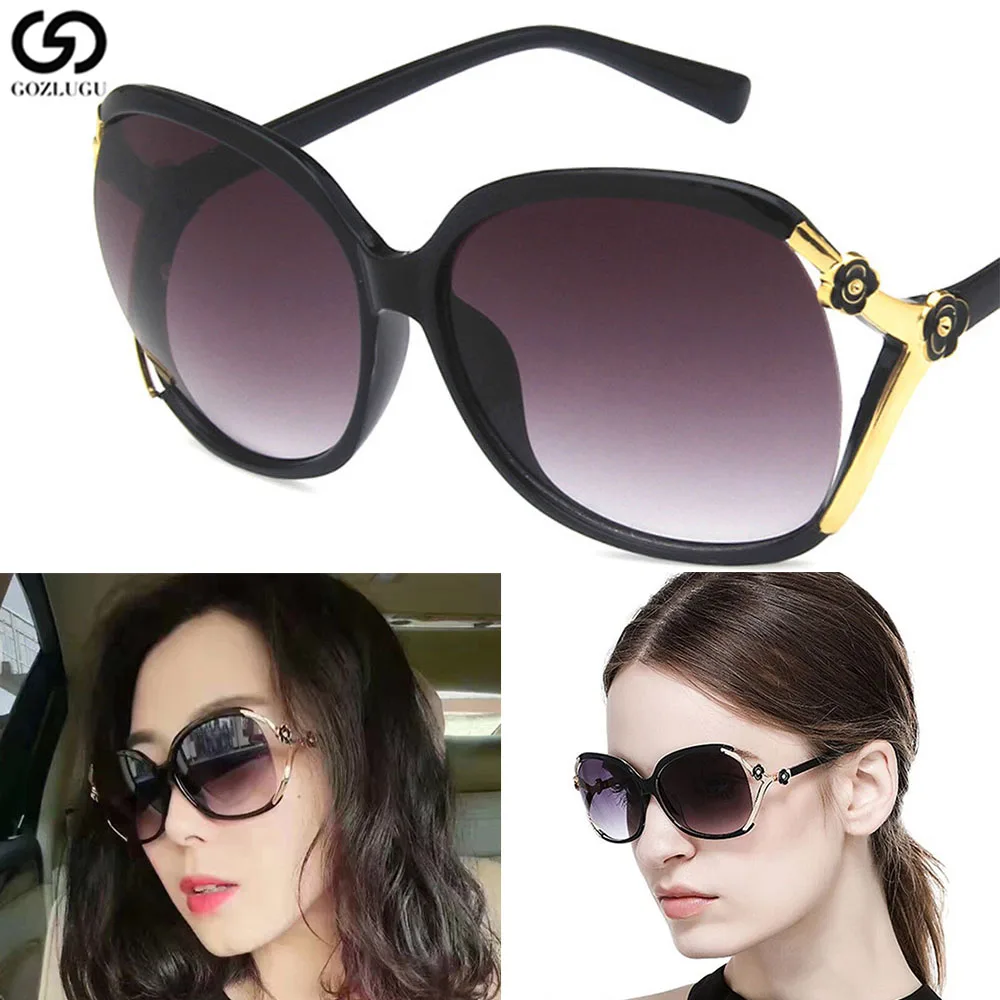 Круглые Солнцезащитные очки для женщин 2019 черные солнцезащитные большого