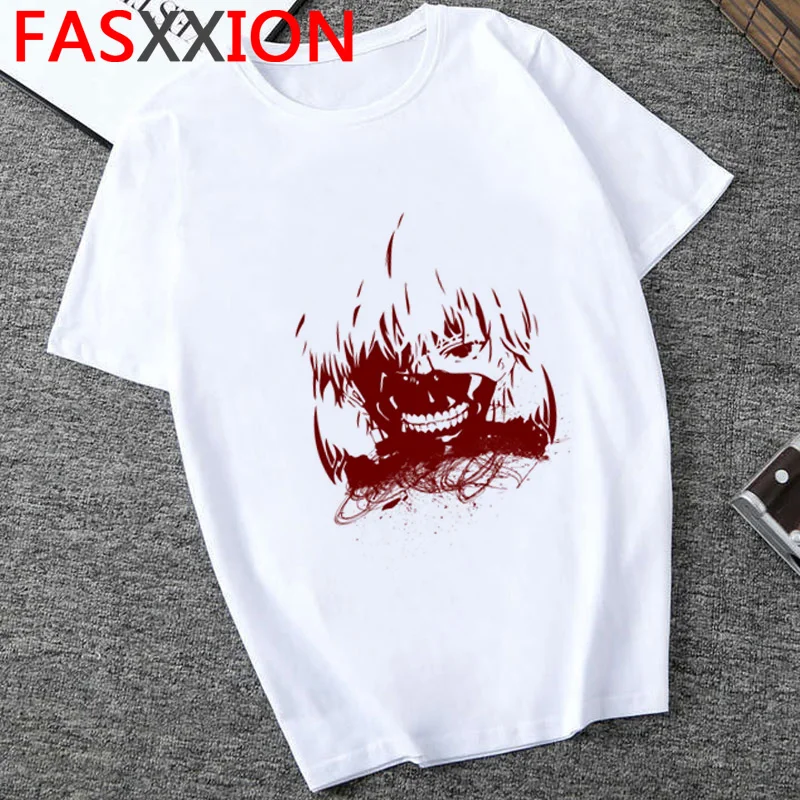 Лидер продаж футболка с аниме Токийский Гуль Мужская Уличная одежда в стиле хип