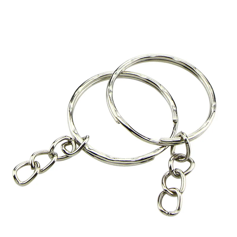 100pcs Metal Swivel Clasp Key Ring Lobster Claw Hook Keychain DIY Making Jewelry Findings | Украшения и аксессуары