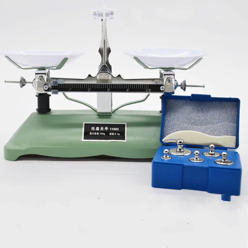 Балансировка с двойным лотком маленькие бытовые балансы оборудование для физики