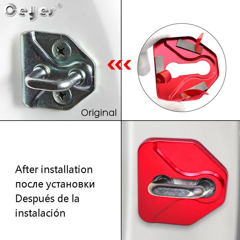 Автомобильные аксессуары Ceyes защитные чехлы на дверные замки для Subaru impresti Liberty