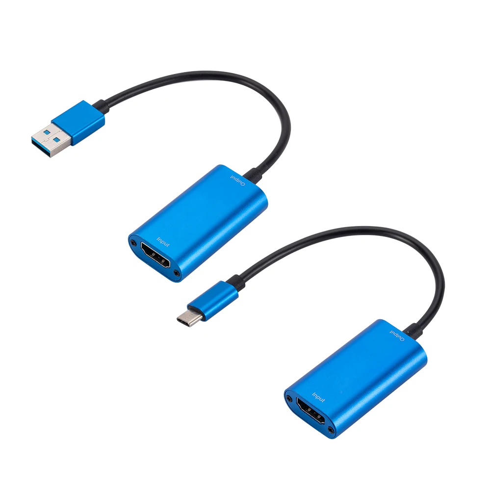 

1080P 4K Video Grabber Record Box Video Capture Card USB 3.0 Video Recorder Grabber HDMI-compatible Capturing Game Live