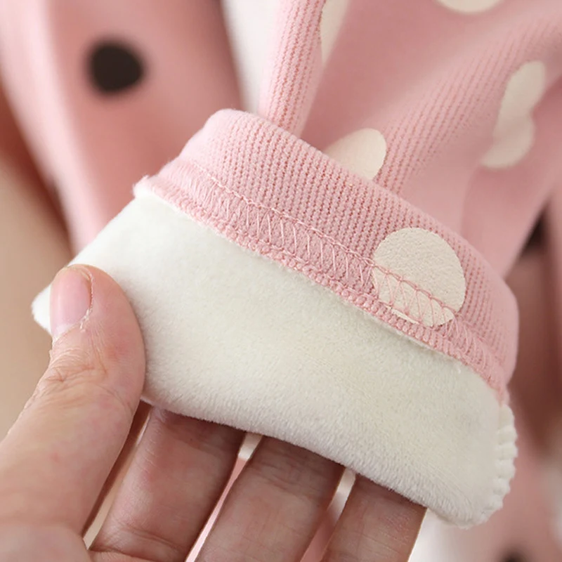 Зимнее детское платье в горошек для девочек коллекция 2019 года сезон осень