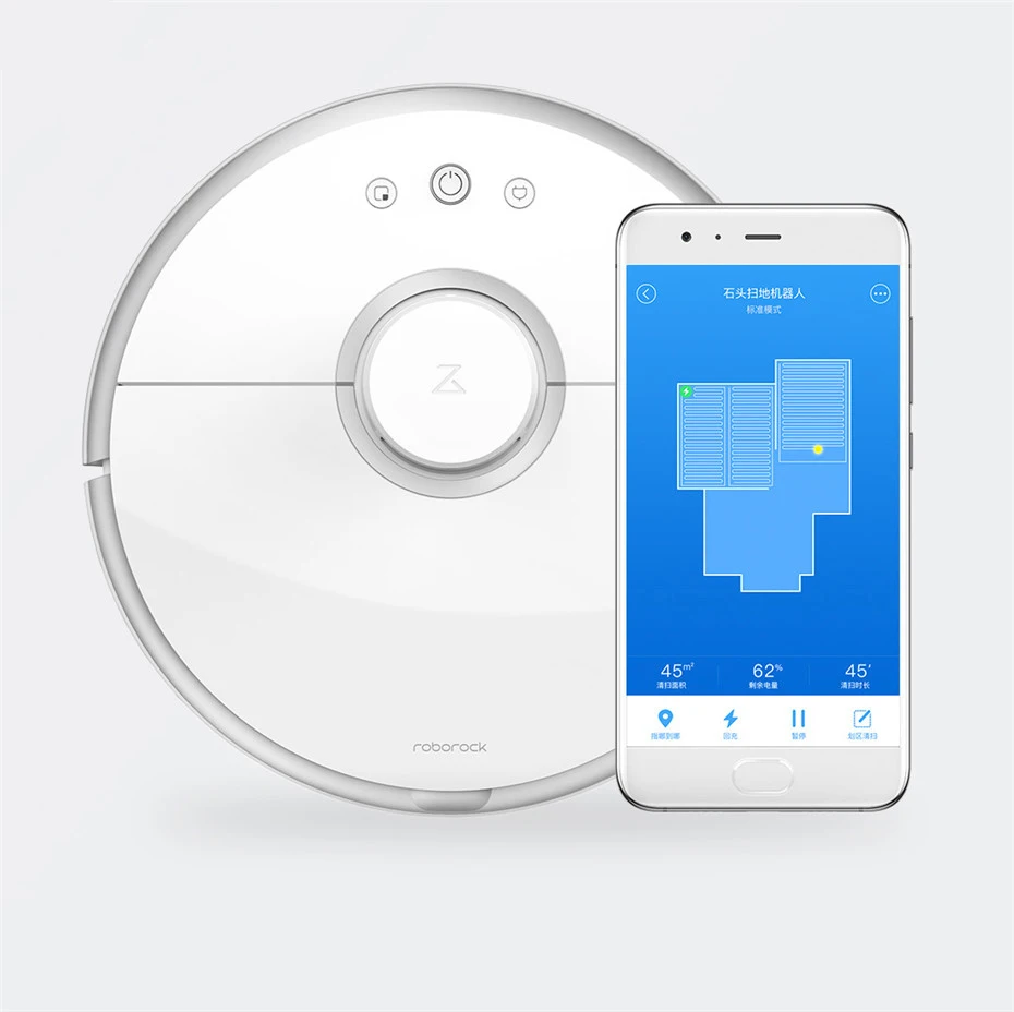 [Международная версия] 2000Pa MI S5 Roborock пылесос 2-й Робот 2 уборки умный робот с управлением подметания 2