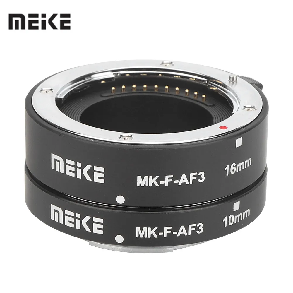 Металлическая макро-удлинительная трубка с автофокусом Meike для Fujifilm MK-F-AF3 XT2 X-T20 XT3