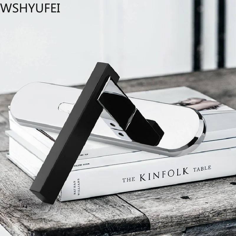 

Zinc Alloy Indoor Bedroom Mute Anti-theft Furniture Security Apartment Door Lock Handle Bath Knob Bedroom Door Lock