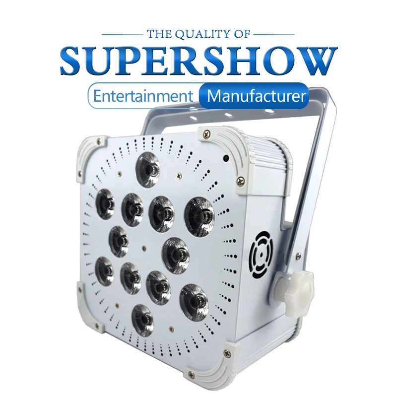 Беспроводной и Перезаряжаемый умный светодиодный светильник PAR 12*18 Вт RGBWAUV