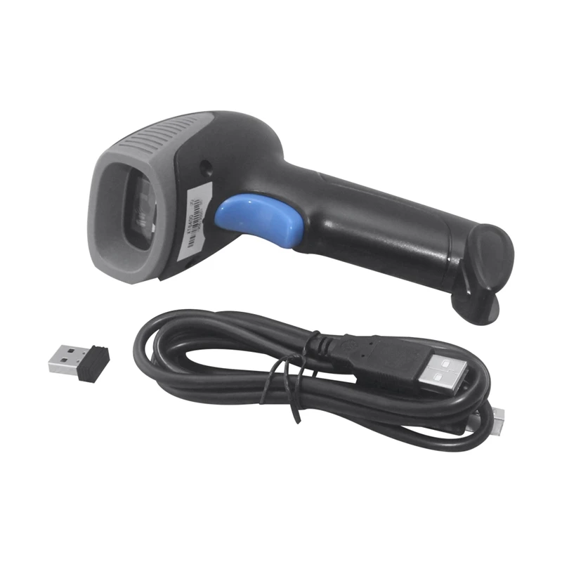 

XT6400 2.4G Wireless Bluetooth 2D Barcode Scanner Portable 1D/2D Code Multifunction USB Handheld QR Reader 2000Mah