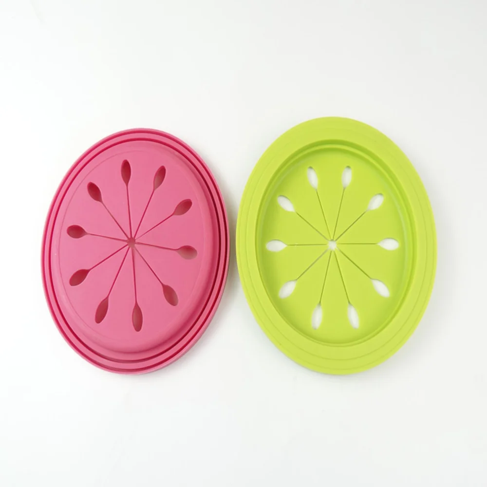 

2pcs Creative Round Silicone Sink Plug Practical Sink Mouth Filter Drain Strainer for Home Kitchen (Size Green)