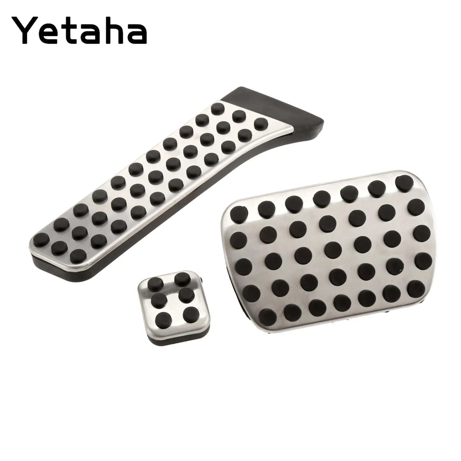 Топливные педали для стояночного тормоза Yetaha из нержавеющей стали нескользящая