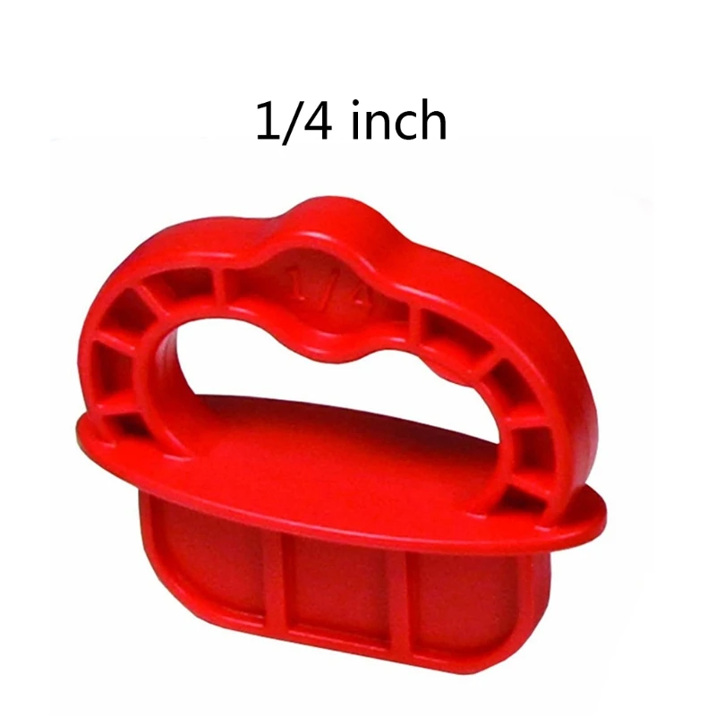 

157A 12pcs Deck Jig Spacer Rings Marking Home Durable Distance Measure 1/4" Spacing DIY Tools Handheld Compact Easy Install