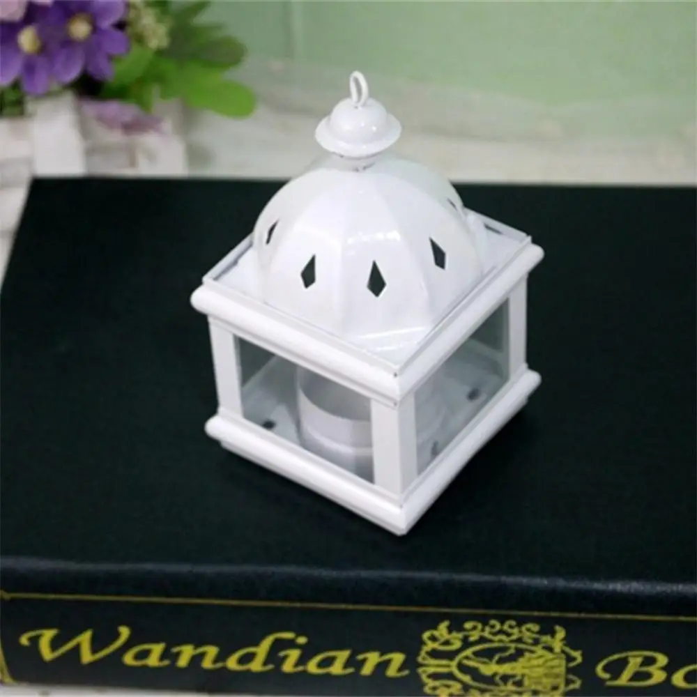 Candlestick Holder Рождественский подсвечник из кованого железа подвесной подсвечник стеклянный светильник лампа-подсвечник Крытый Свадебный домашний Декор подарок@ 25 - Цвет: Candlestick Holder