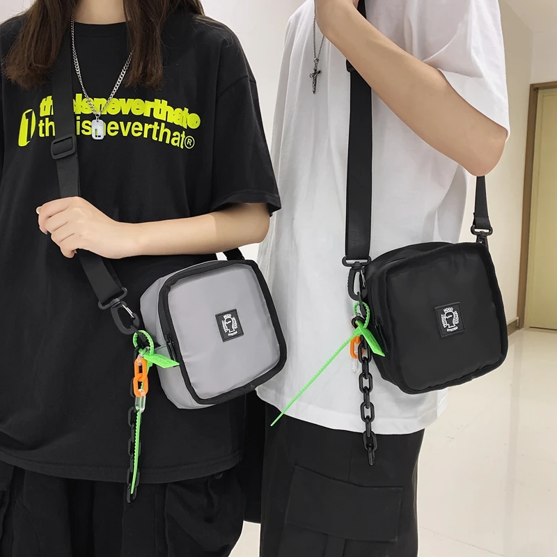 

Brand Mini Unisex Crossbody Shoulder Bags High Quality Tote Fashion Business Men's Messenger Bag Canvas Square Bag